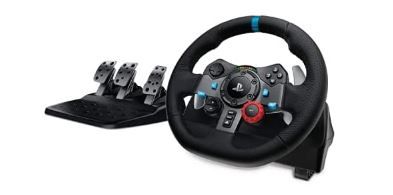 Photo 1 of Logitech G Dual-Motor Feedback Driving Force G29 Gaming Racing Wheel with Responsive Pedals + Logitech G Astro A30 LIGHTSPEED Wireless Gaming Headset Wheel 