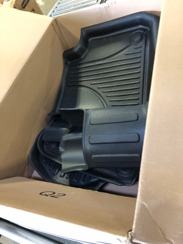 Photo 3 of Automotive Floor Mats Custom Fit for Porsche Cayenne 2019-2024 All Models, Floor Liners Original for 1st and 2nd Row Heavy Duty Non Slip Floor Liner All Weather Guard Floor Mat