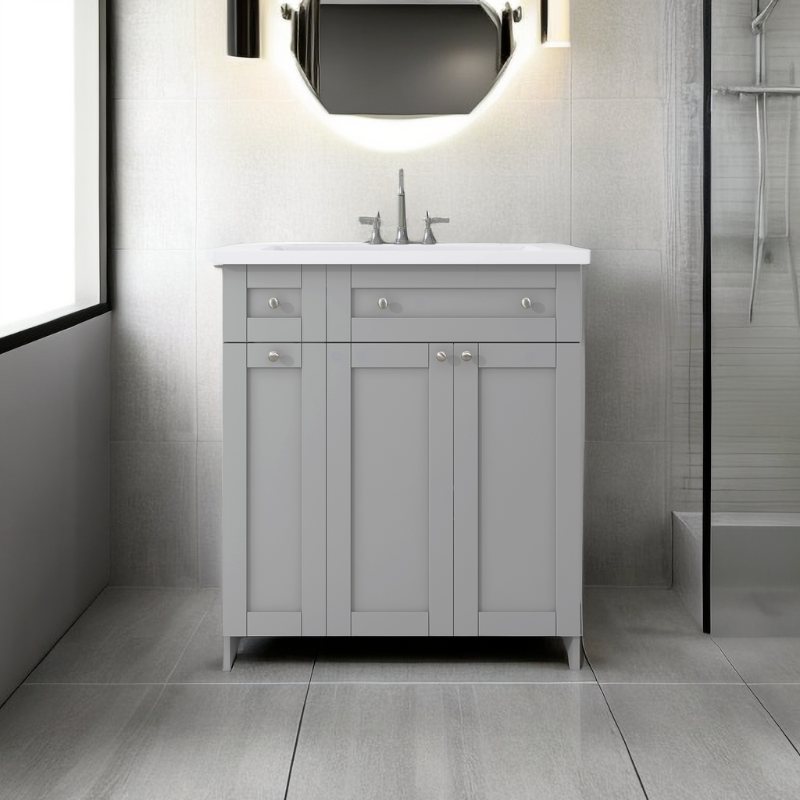 Photo 1 of 30" Bathroom Vanity with Single Sink ,Combo Cabinet Undermount Sink,Bathroom Storage Cabinet
