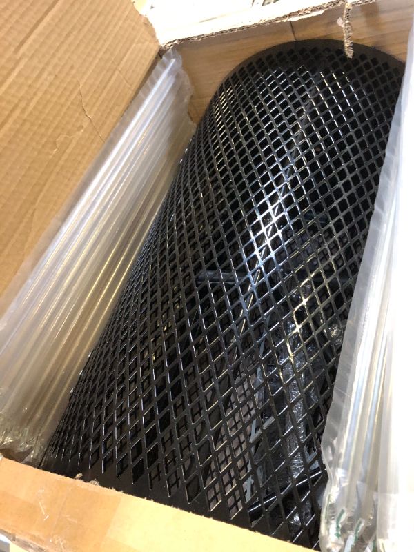 Photo 1 of Maylaviu peat Moss Spreader 24 Inch Compost Spreader Fertilizer spreaders Roller with Upgrade T Shaped Handle,Easy to Assemble top Soil Spreader for Lawn and Garden Care Manure Spreaders Roller