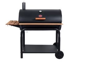 Photo 1 of Char-Griller 36-in W Black Barrel Charcoal Grill