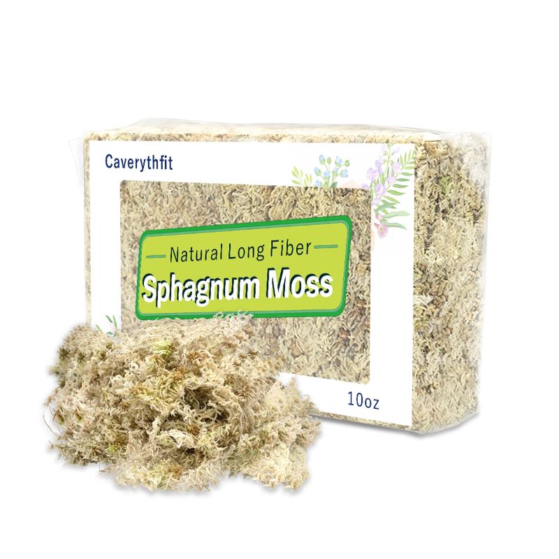 Photo 1 of Long Fiber Sphagnum Moss, Naturally Air Dried, Great Orchid Medium, Perfect for Rooting Plants and Cuttings, 10oz(Appx.34QT)
