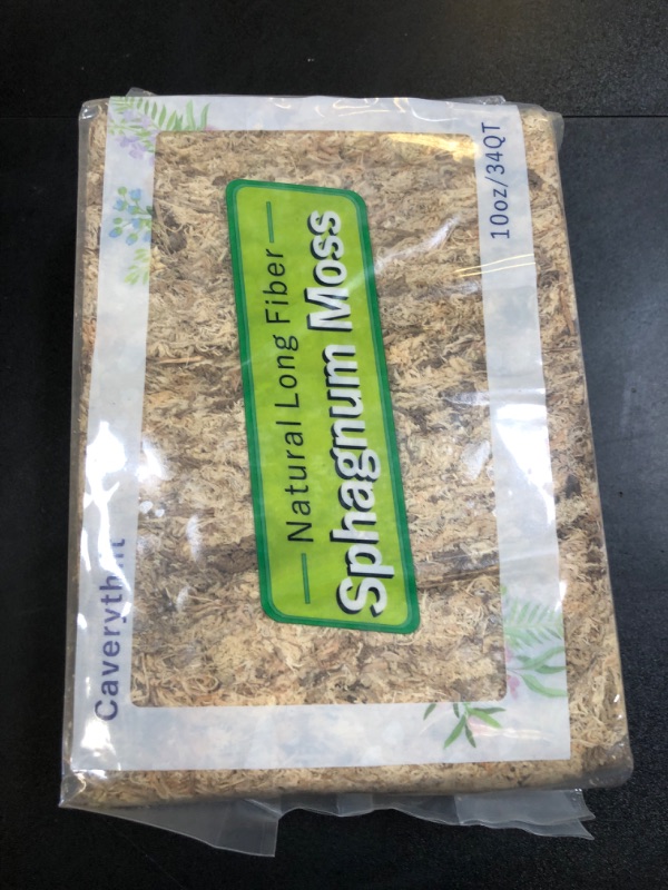 Photo 2 of Long Fiber Sphagnum Moss, Naturally Air Dried, Great Orchid Medium, Perfect for Rooting Plants and Cuttings, 10oz(Appx.34QT) Natural White 1 Bag(Appx.10oz)