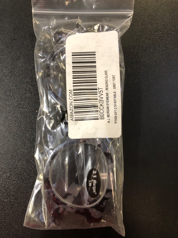 Photo 1 of A.J. Morgan Women's Notable-Readers Round Reading Glasses Grey Tort 46 Millimeters 2.5 Diopters