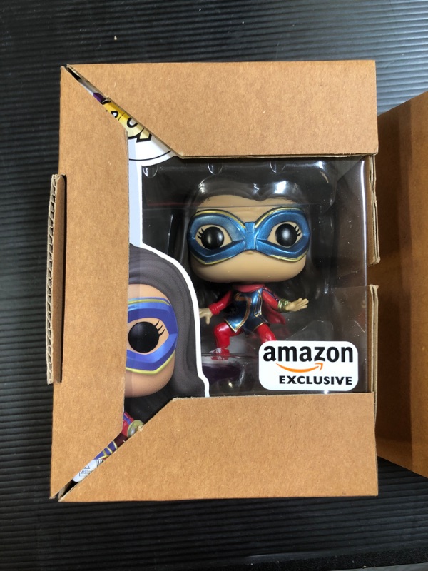 Photo 1 of Funko Pop! Marvel: Ms. Marvel - Ms. Marvel, Amazon Exclusive