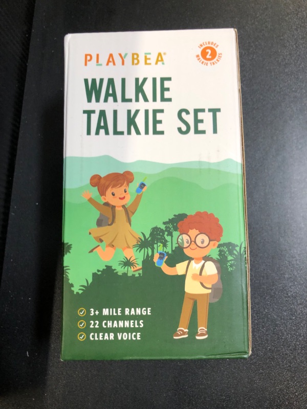 Photo 2 of Walkie Talkies for Kids - 22 Channels - 3 Miles Range Kids Walkie Talkie for Kids | Walkie Talkie Kids Toys for Kids | Girl Toys for Girls Toys | Boy Toys for Boys Toys | Kids Walkie Talkies 2 Pack Blue