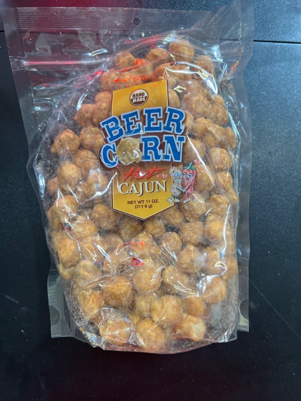 Photo 2 of Cayten's   hot  Cajun Flavored Beer Corn - 11 Ounce Resealable Bag- Cajun 1 pack