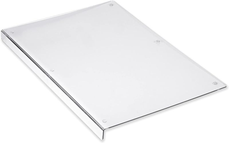 Photo 1 of Cutting Board with Lip Edge – Clear Acrylic – Non-Slip – 20” x 16” – Countertop Protector for Chopping and Cutting Food