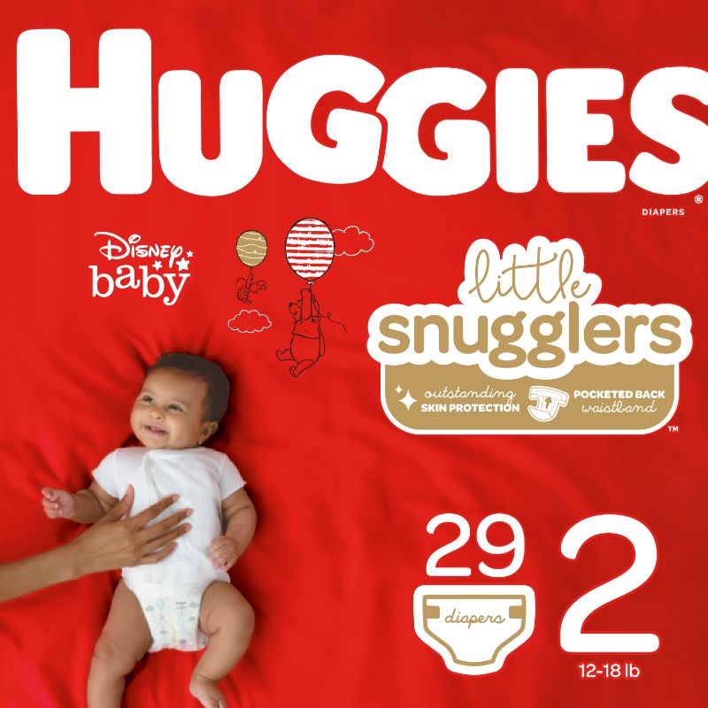 Photo 1 of (Size 2) Huggies Diapers Ltl Snglr  Jmb 29EA