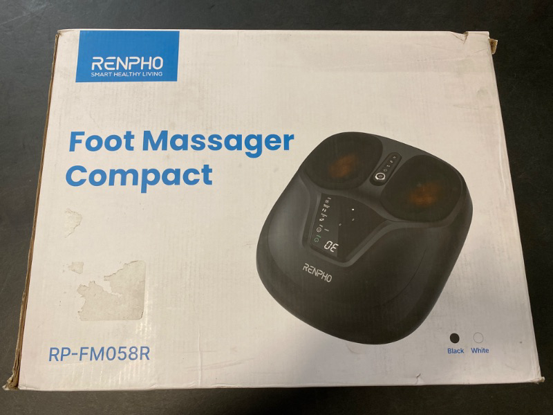 Photo 2 of (Fits Up To size 12) RENPHO Shiatsu Foot Massager with Heat, Electric Foot Massager for Circulation and Pain Relief with Remote, Deep Kneading, Squeezing, 