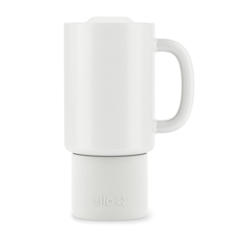 Photo 1 of Ello Commute 18oz Ceramic Travel Mug White