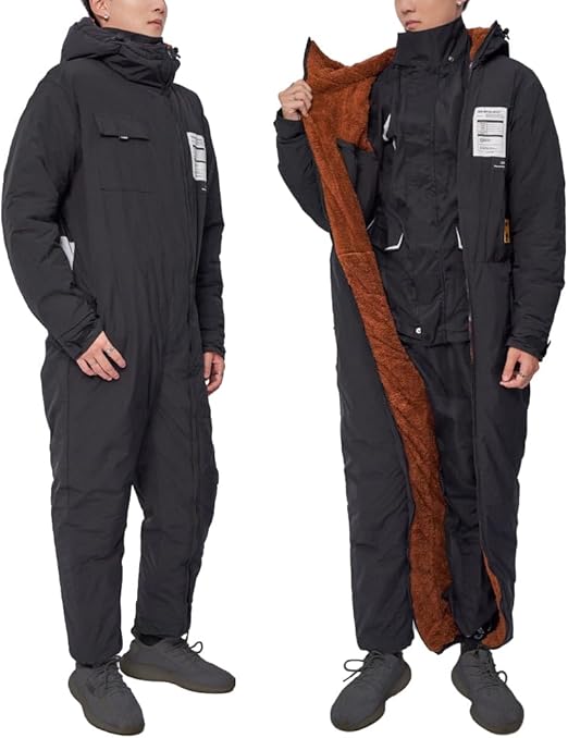 Photo 1 of Size XXL - Insulated One-piece Skiing Snow Coveralls Snowmobile Windproof Jumpsuit