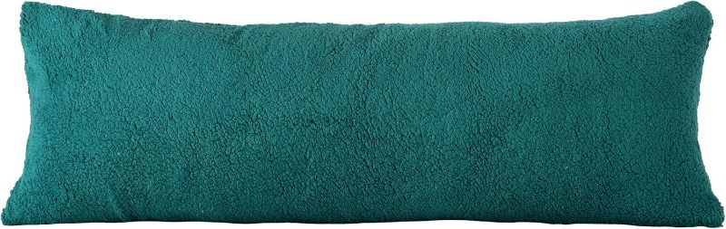 Photo 1 of (Evergreen, 21"x54" Body Pillow Cover) Ultra Soft Sherpa Body Pillow Cover/Case with Zipper Closure 21"x54" 