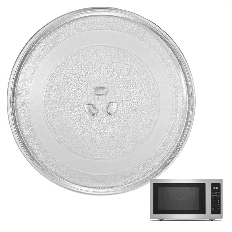 Photo 1 of IMPRESA 16.5 ™ ™ Panasonic Compatible Microwave Glass Plate/Microwave Glass Turntable Plate Replacement - Equivalent to Panasonic Part Number F06014M00AP