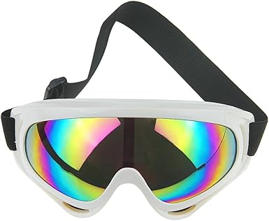 Photo 1 of Mens Womens UV Protection Ski Goggles Anti-Glare Windproof Snowboard Goggles White