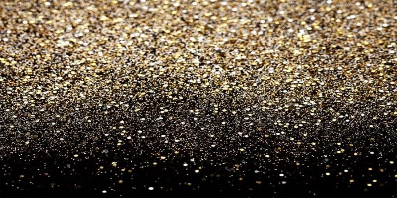 Photo 1 of  Black and Gold Glitter Paint Backdrops Abstract Golden Bokeh Spot Starry Sky Photography Background for Wedding Birthday Party New Year Party Decors Portrait Shooting Photo Studio Booth 5' x7'