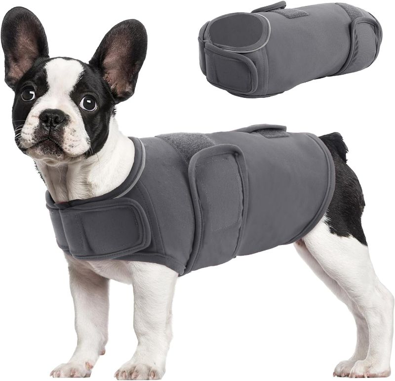 Photo 1 of Dog Anxiety Vest - Grey, Medium - Anxiety Relief for Dogs, Comfort Dog Calming Vest, Vet Visits, Separation Anxiety Relief for Dogs Schnauzer, Bulldog, Corgi