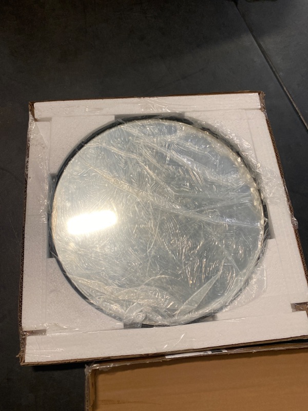 Photo 1 of Small Black Round Mirror, 16 Inch Round Mirror with Metal Frame Circle Mirrors for Wall, Bedroom, Vanity, Living Room, Entryway, Washrooms, Home Decor 16" Round Black