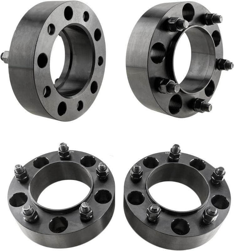 Photo 1 of AutoForever 2" 51 5x150 Wheel Spacers Hub Centric Compatible with LX470 LX570 Land Cruiser Sequoia Tundra Wheel Adapters(14x1.5 Studs 110mm Hub Bore)