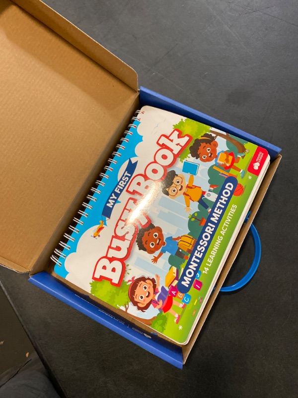 Photo 2 of Montessori Busy Book for Toddlers Ages 3 and Up - Pre K Preschool Learning Activities - Autism Sensory Toys Educational Toys for Kids - My Preschool Busy Book Ages 3, 4, 3-5 Reading Handwriting Aids