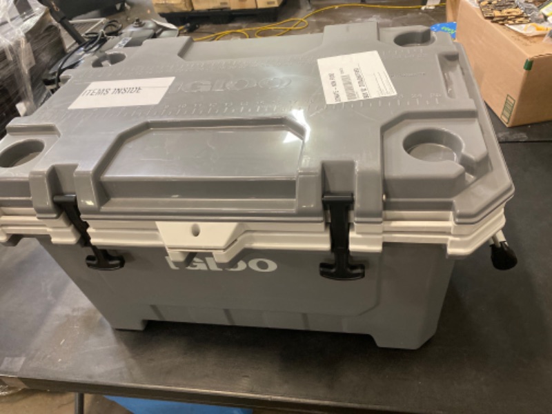 Photo 3 of Igloo - IMX 70 Quart Cooler - Gray - Open Box