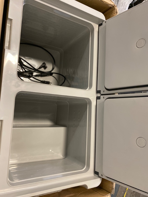 Photo 2 of Say goodbye to ice…the future of cooling is here! The large and spacious 83-quart ICF 80DZ (stands for “dual zone”) iceless electric compressor cooler uses electricity instead of ice to cool (it functions as a portable refrigerator and/or freezer). You ha