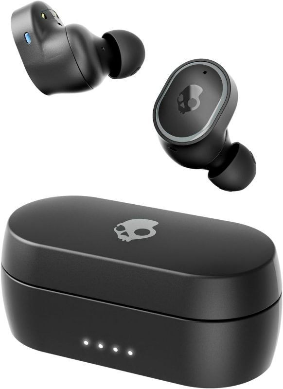 Photo 1 of Skullcandy Sesh ANC In-Ear Noise cancelling Wireless Earbuds, 32 Hr Battery, Microphone, Works with iPhone Android and Bluetooth Devices - Black