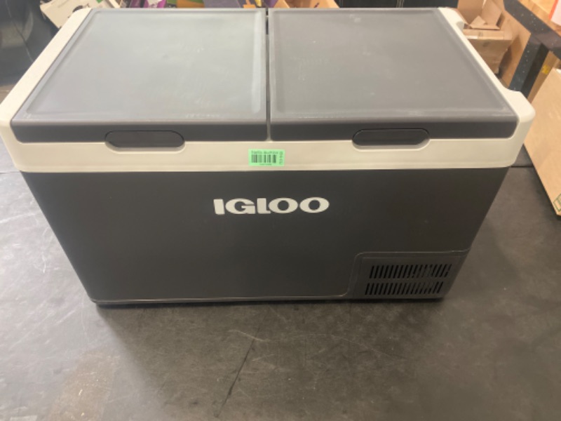 Photo 4 of ICF 80DZ -The large and spacious 83-quart ICF 80DZ (stands for “dual zone”) iceless electric compressor cooler uses electricity instead of ice to cool (it functions as a portable refrigerator and/or freezer). You have total control of the temperature in e