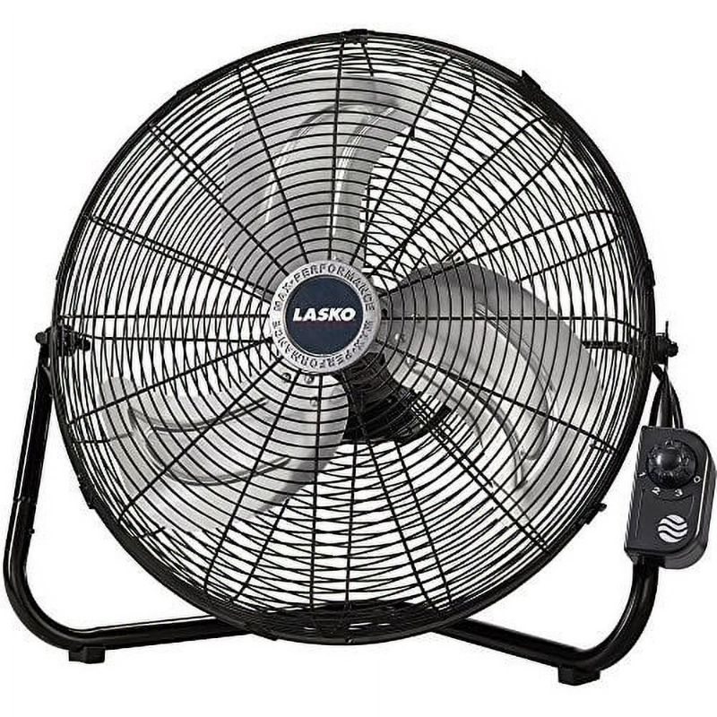 Photo 1 of Lasko 20" Max Performance High Velocity Floor Fan, Wall Mount Option,22" H, Black, 2264QM, 