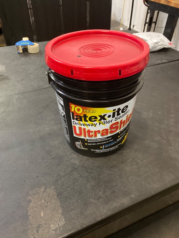 Photo 1 of Latex-ite 4.75 gal. Ultra Shield Driveway Filler Sealer 70691
