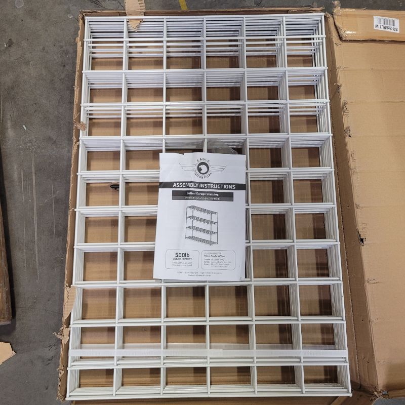 Photo 2 of SafeRacks Garage Shelving - 24" X 72" (2 Boxes)