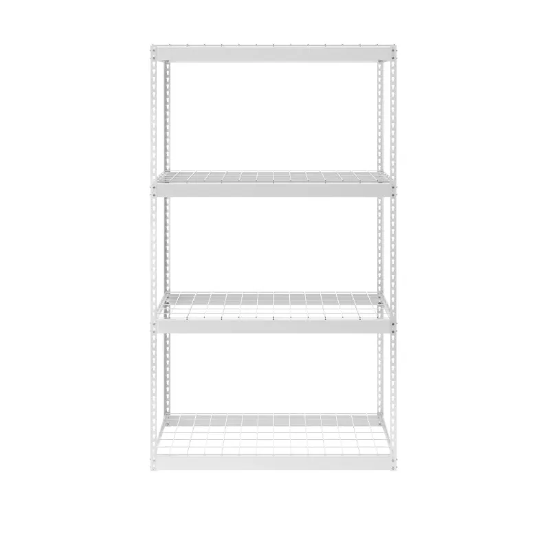 Photo 1 of Single White 24" x 48" x 84" Heavy-Duty Garage Shelving