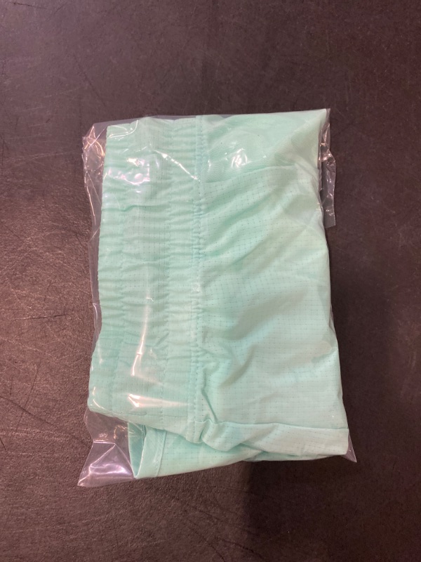 Photo 2 of Size M 8/9 Girls Mint Green Moisture Wicking Drawstring Waistband Active Shorts 