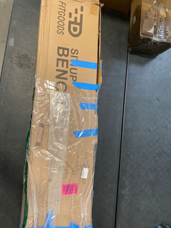 Photo 1 of Sit Up Bench, Adjustable Workout Bench for Ab Exercise, Curved Incline/Decline Slant Bench, Five Adjustment Levels, Great Home Gym Workout Equipment for Building Abs and Core Muscles