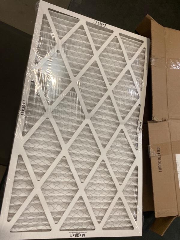 Photo 2 of 18x30x1 Air Filter MERV 11 Air Conditioner HVAC AC Furnace Filters (Actual Size 17.5 x 29.5) (6-Pack)