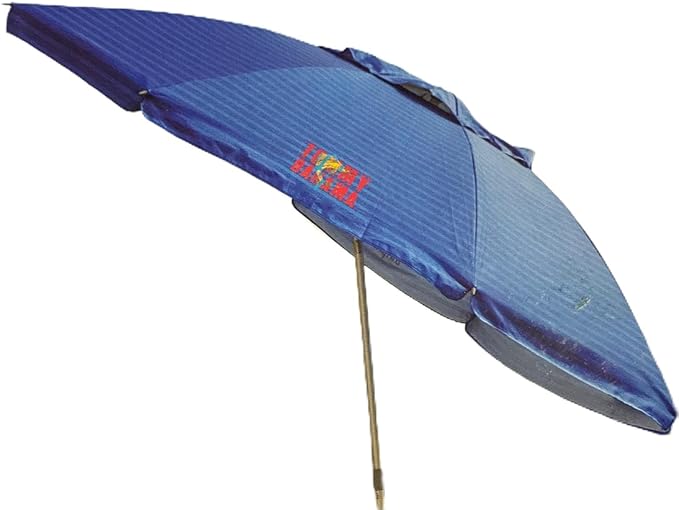 Photo 1 of Tommy Bahama 8 ft Beach Umbrella with wind vent and sand anchor- Rich blue