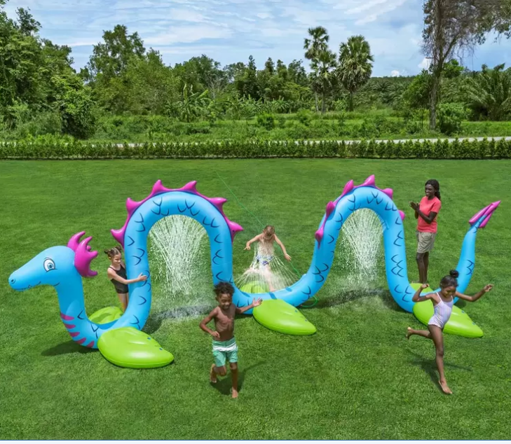 Photo 2 of H20GO! 20ft Giant Sea Serpent Kids Inflatable Sprinkler (2+ Years)