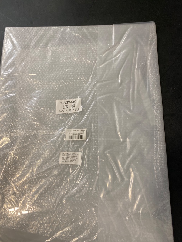Photo 1 of 2 Pieces Acrylic, Clear Chopping Board Non Slip Cutting Boards for Kitchen with Lip for Counter Countertop Protector Home Restaurant, 24 x 18 Inch, 18 x 14 Inch
