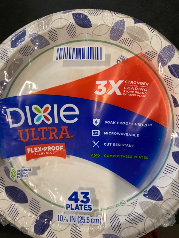 Photo 2 of Dixie Ultra 10 1/16" Paper Plates 43 count 