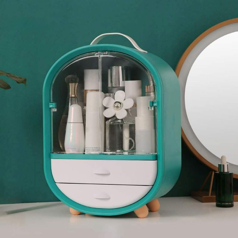 Photo 1 of MAGICLULU 1pc Cosmetic Storage Box Cosmetics Storage Vanities for Makeup Vanity Organizer with Drawers Jewelry Dresser Desktop Drawers Plastic Drawer Skin Care Products Cosmetic Box The Hips