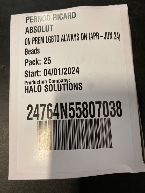 Photo 1 of 25 pack Absolut on Prem LGBTQ always on beads 