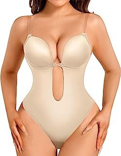 Photo 1 of Small Decorus Shapewear Backless Bodysuit Strapless: Low-back Thong Body-shaper Invisible Women - Build in Bra Open-back Bodysuits