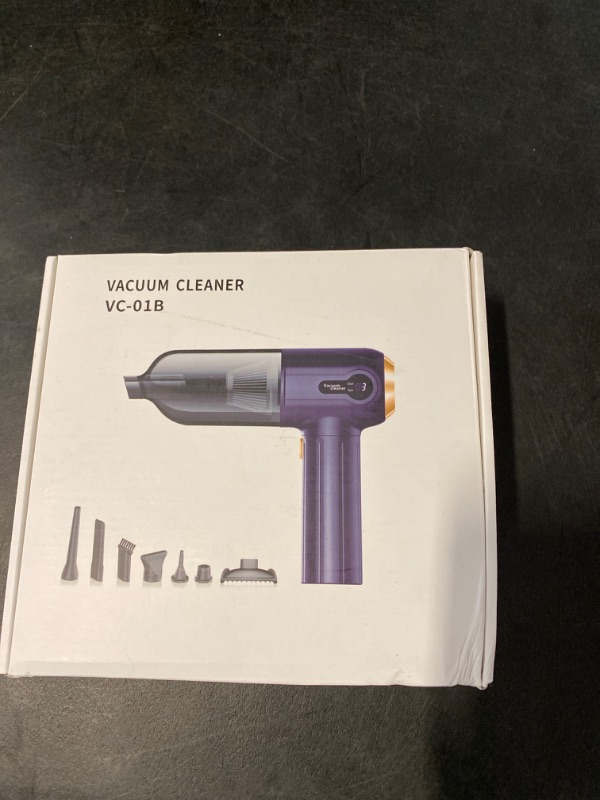 Photo 1 of Cordless Vacuum Cleaner with Fast Charging and Multiple Attachments Car Vacuum, 4-in-1 Design, Blue