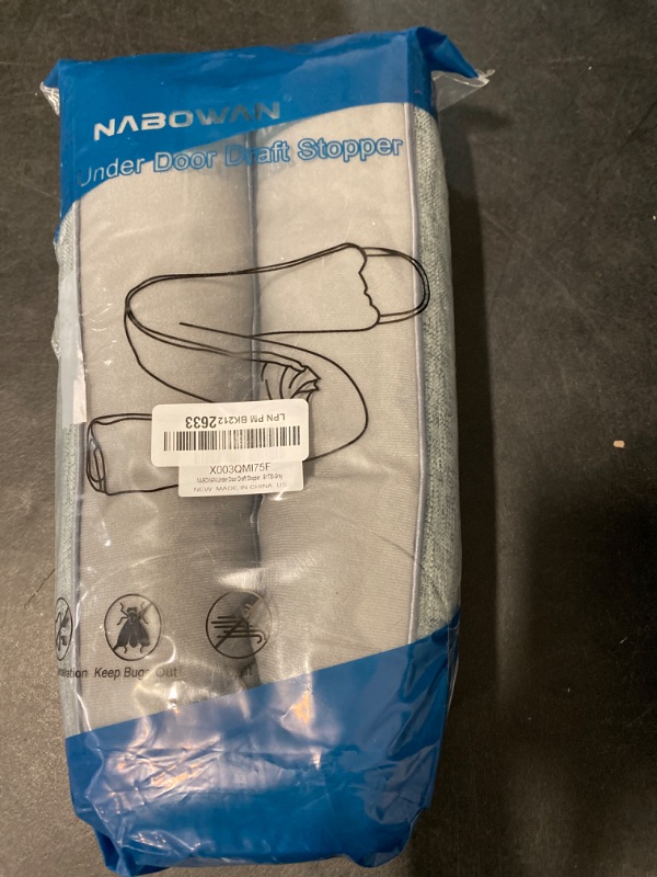 Photo 1 of NABOWAN 36" Weighted Under Door Draft Stopper -Triangular Door Draft Blocker with Hook Loops for Easy Install, Save Energy, Home Room Essentials