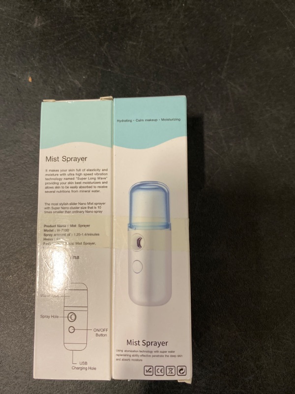 Photo 3 of Easy Care Sunshine 15s Heat up Mini Travel mist sprayer, Portable mist sprayer Travel, Easy Care Sunshine Cordless mist sprayer, Hand Held mist sprayer for skin for Home, Office and Travel