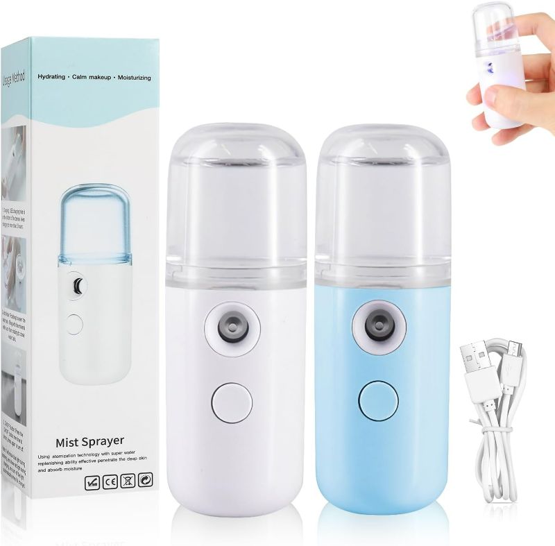 Photo 1 of Easy Care Sunshine 15s Heat up Mini Travel mist sprayer, Portable mist sprayer Travel, Easy Care Sunshine Cordless mist sprayer, Hand Held mist sprayer for skin for Home, Office and Travel