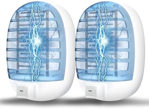 Photo 1 of Indoor Bug Zappers, Fly Traps for Indoors, Insect Traps for Home Mosquito Killer for Kids & Pets, Home, Kitchen, Bedroom, Baby Room, Office (2 Packs)