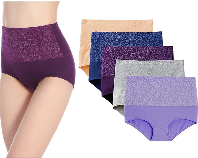 Photo 1 of (3XL) Kinyanco High Waist Tummy Control Panties for Women, Cotton Underwear No Muffin Top Shapewear Brief Panties size (3XL)