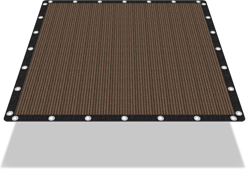 Photo 1 of 90% Shade Cloth Sun Shade Fabric Privacy Screen Shade Cover for Patio Garden Pergola Shade Cover Canopy with Gromments