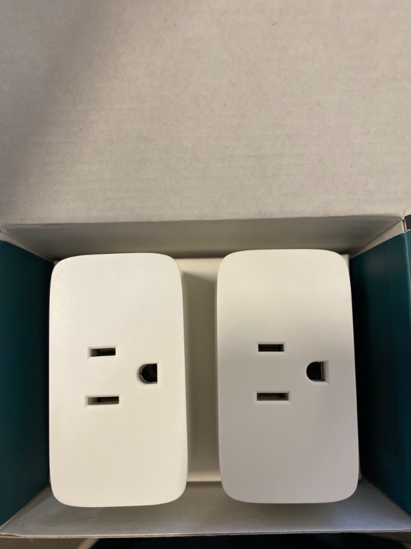 Photo 2 of Linkind Matter Smart Plug, Work with Apple Home, Siri, Alexa, Google Home, SmartThings, Smart Outlet 15A/1800W Max, Smart Home Automation, APP Remote Control,Timer&Schedule, 2.4G Wi-Fi Only, 2 Pack